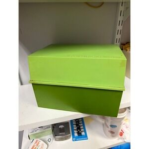 VTG Betty Crocker Neon Recipe‎ Box FULL